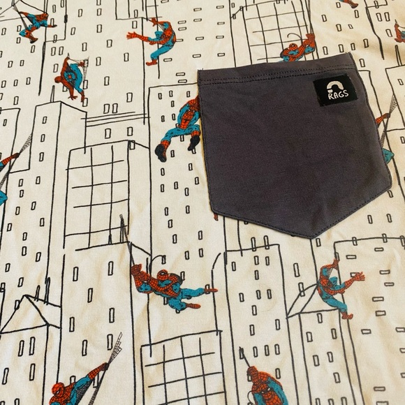 Rags Marvel Spider Man Adult Shirt- Size L - NWT - Picture 2 of 5
